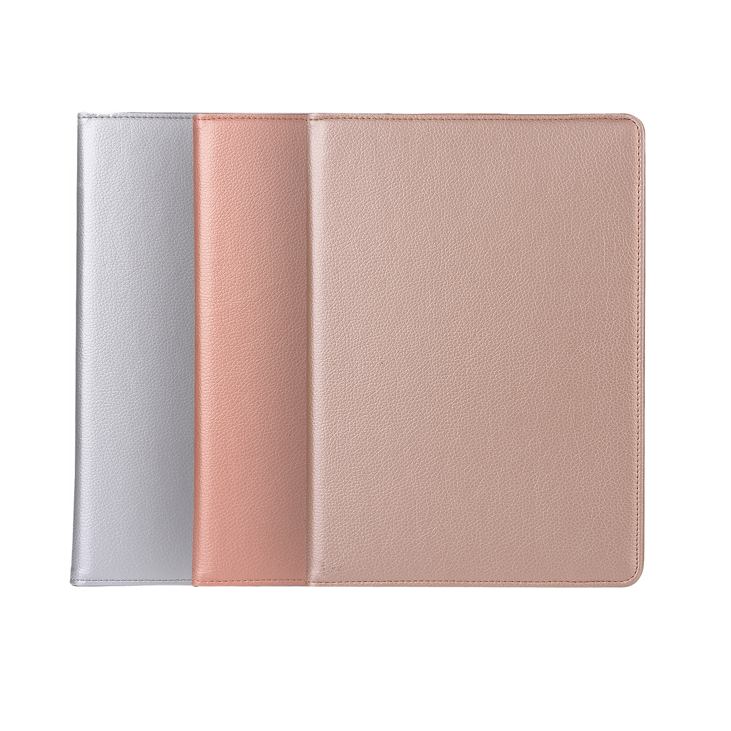 Funda protectora para panel plano ipadpro11 air6 patrón de lichi para iPad 9.7 funda de cuero giratoria 10.2 funda protectora