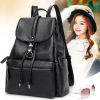 Backpack, travel bag, lock for leisure, 2023 collection, Korean style