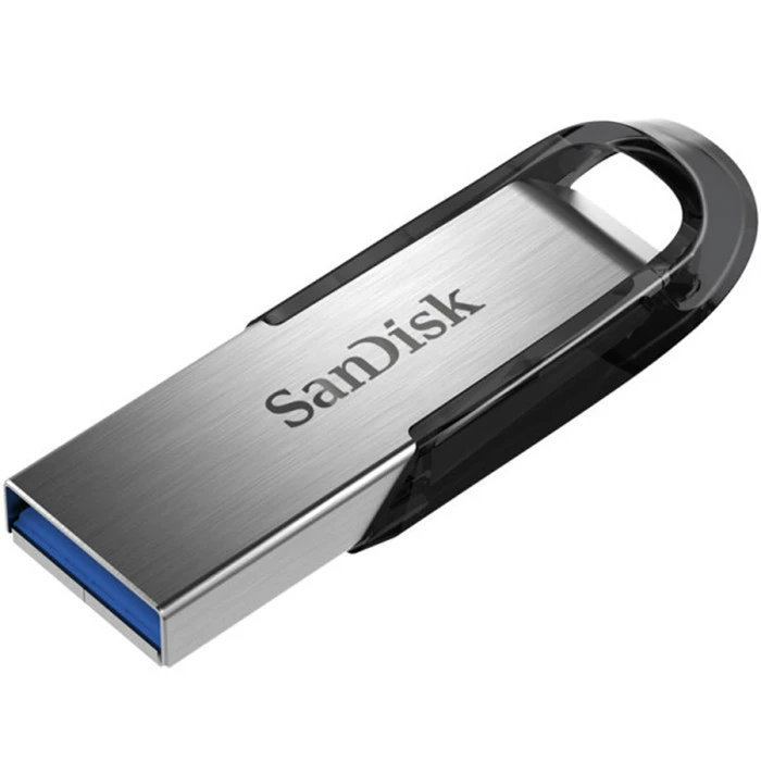 USB-накопитель (SanDisk) металлический корпус, 16–512 ГБ, компактный серебристо-серый USB-накопитель