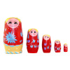 Wooden Russian Sites Scenic Area Crafts Scenic Scenic Scenic Area Travel Toys Colorful Five -Five -Five -Stroke Baby Place Source