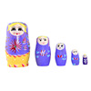 Wooden Russian Sites Scenic Area Crafts Scenic Scenic Scenic Area Travel Toys Colorful Five -Five -Five -Stroke Baby Place Source