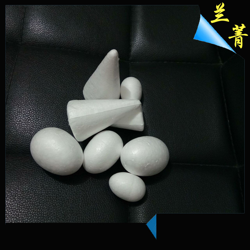 Huevo bola de espuma Pascua kindergarten juguete DIY material hecho a mano ultra-ligero arcilla tamaño relleno