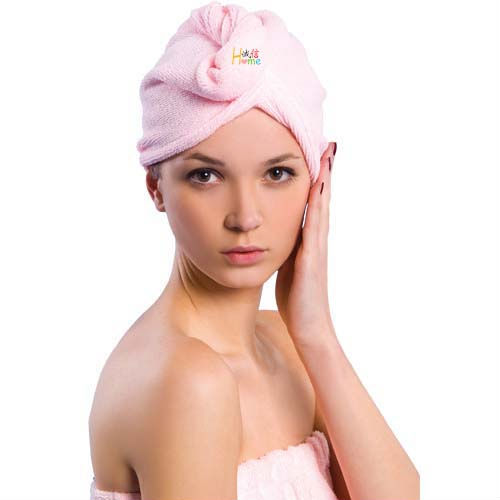 Superfine fibre Shower cap Dry hair cap Towel dry hair Beauty towel Quick drying Portable bow Hair care