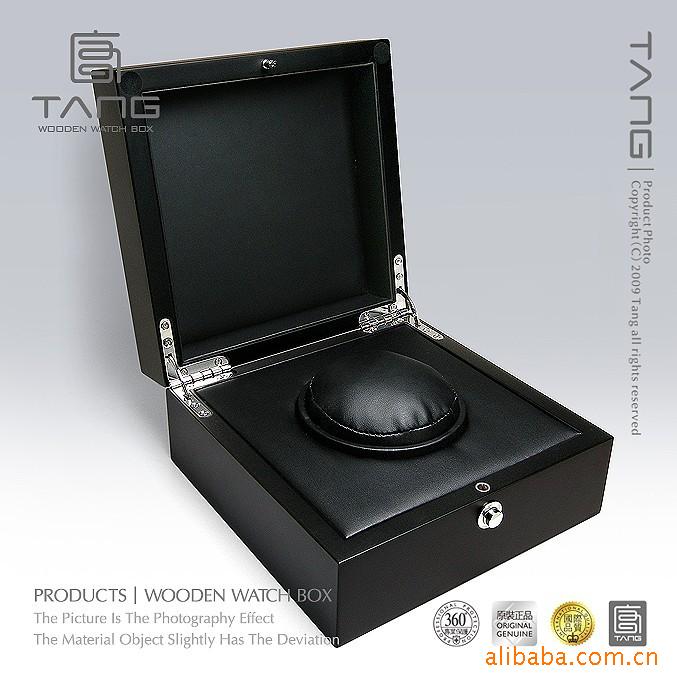 唐邦木业 哑光漆木制自动机械表盒手表收藏收纳盒手表箱WB523