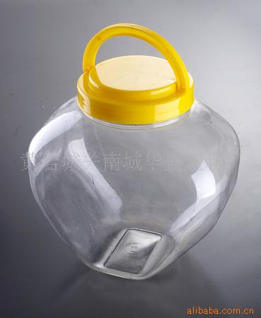 心形食品塑料罐 透明pet塑料糖果罐 塑料罐广口瓶 PET零食罐