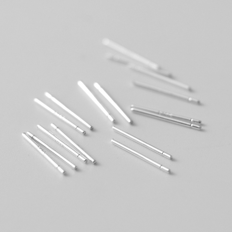 925 silver needle ear hole plain silver ear stick best selling jewelry ear hole ear bone ear hole silver needle anti-allergy earring accessories