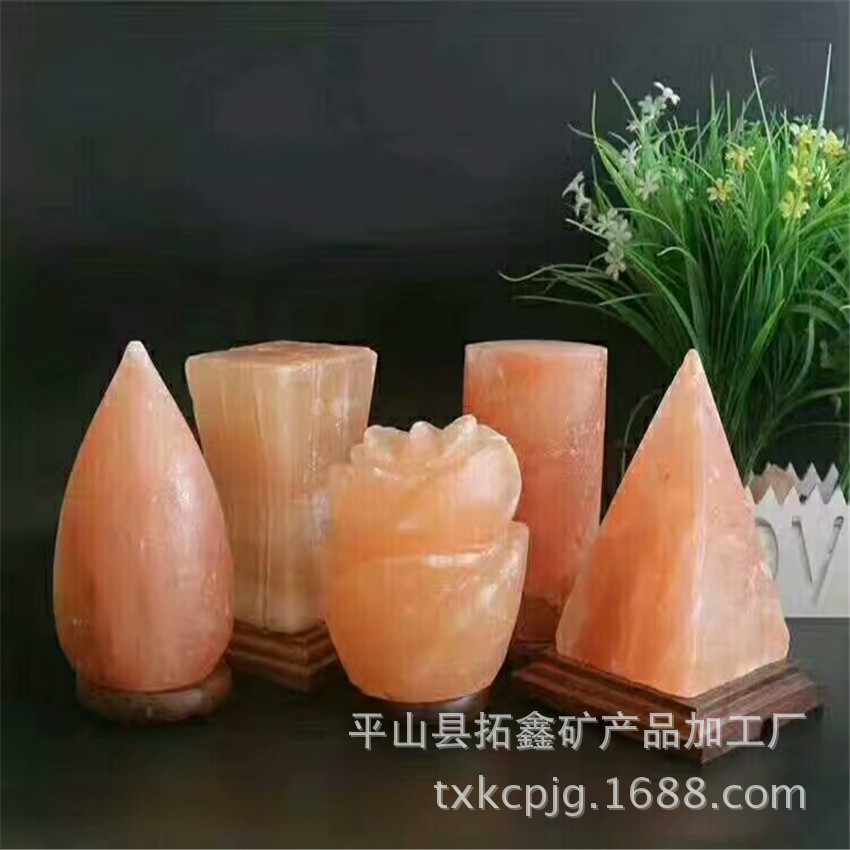 拓鑫供应红色喜马拉雅岩盐 碎盐砂 盐砖 盐灯系列产品