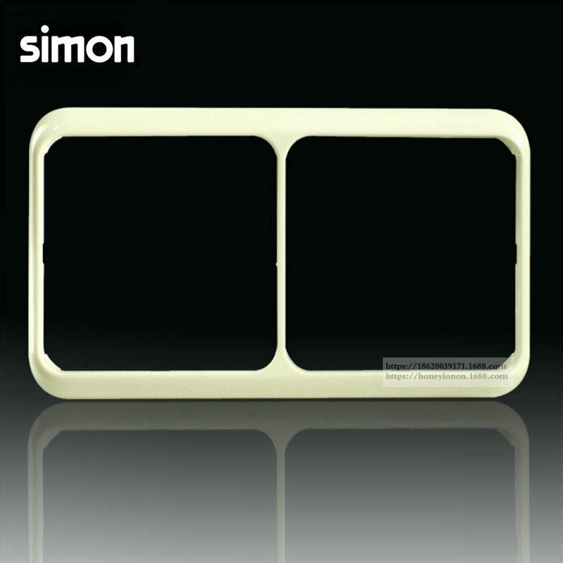 simon/西蒙 60系列 二位联体白色外边框60620-30
