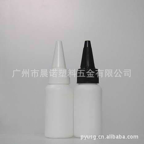 30mlpe圆肩尖嘴瓶，尖咀瓶，滴胶瓶，胶水瓶，电发水瓶
