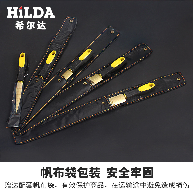 Lima de Carpintería de Venta Directa de Fábrica Hilda, Lima Manual Semicircular, Lima de Dientes Finos, Venta al por Mayor en Existencia image 6