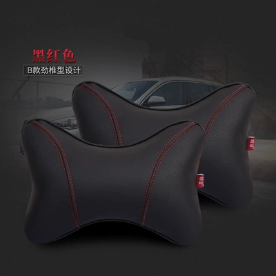 cervical pillow Pillow summer ice — Headrest - bblack-and-red