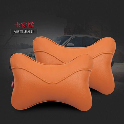 cervical pillow Pillow summer ice – Headrest - acayenne-orange