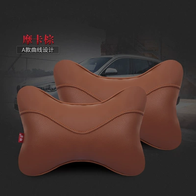 Car headrest neck pillow a Headrest