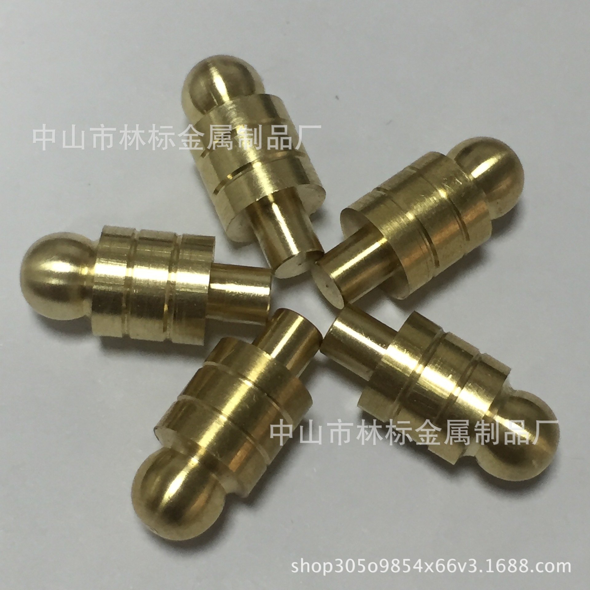 厂家直销 奶嘴挂钩头部按摩梳铜脚柱铜针小铜头铜接头圆头铜件