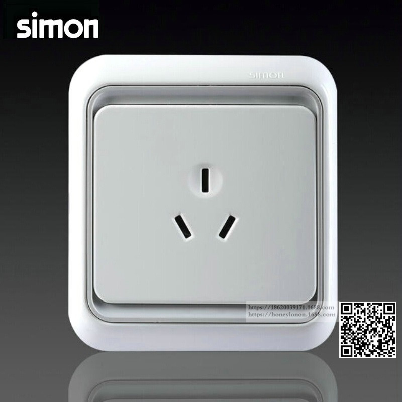 simon/西蒙 60系列 10A三级插座(10A三孔)60432-50