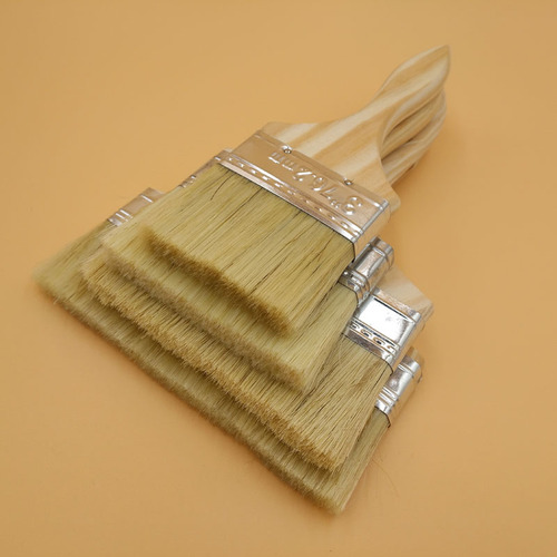 Paint brush Wooden handle hog bristle brush Cleaning brush Dust sweeping brush Paint coating tool 1-8 inches Complete specifications