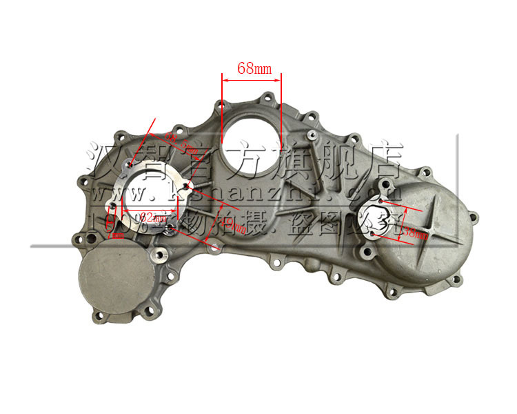Cubierta de la cámara de engranajes de sincronización de carretilla elevadora 5 - 11311 - 047 - 0 para piezas de motor de carretilla elevadora Isuzu C240