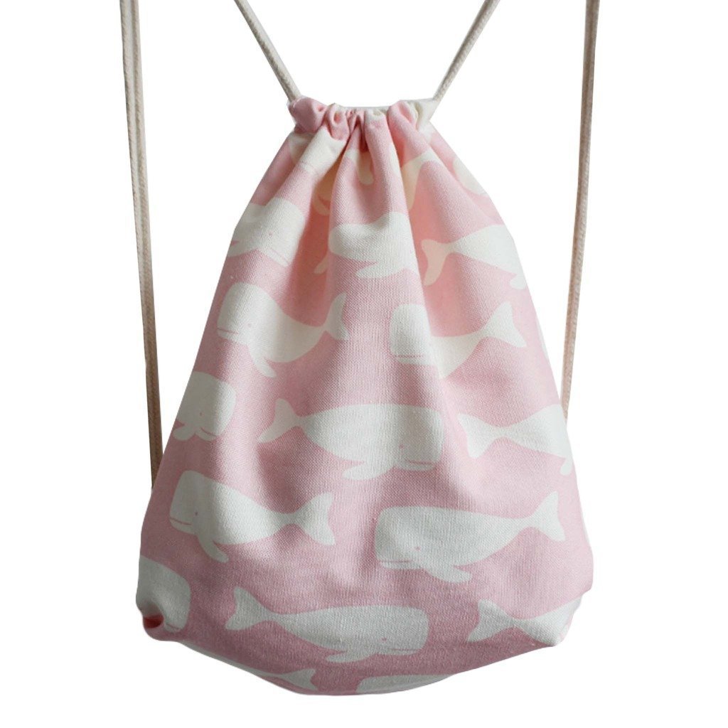 棉布束口袋 加厚帆布拉绳购物袋 创意双肩学生背包袋可印刷logo