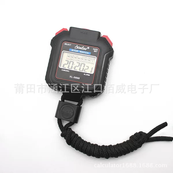 Stopwatch Electronic Time Alarm Clock Date Track and Field Sports Competition Supplies Sports Timer Digital Timing