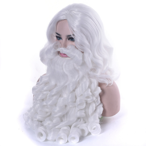 Christmas wig for elderly
