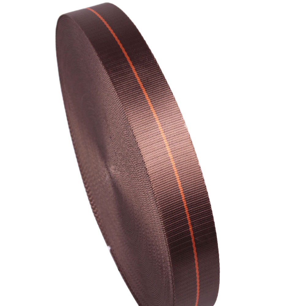 力满厂家 现货直销 3.8cm 公分 1.5寸  肩带 啡间橙色 尼龙织带