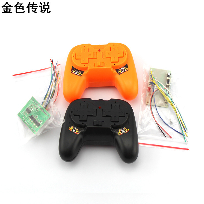 Long distance 8 channel 2.4G remote control with receiving board diy manual model car ship model accessories control 4 motors