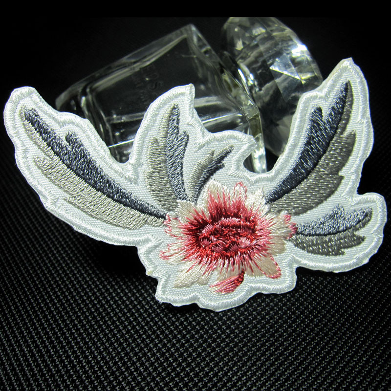 徽章可烫缝衣服牛仔皮衣服装斜纹手剪边花朵布边补丁DIY补洞辅料