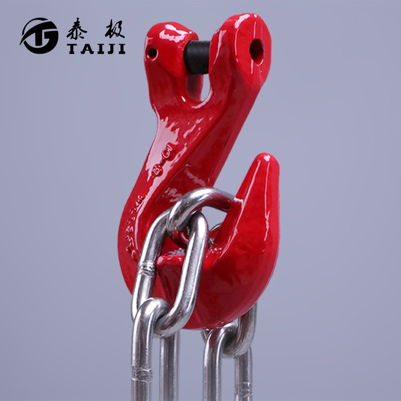 厂家包邮G80羊角带翅抓钩 澳式羊角鱼翅钩链条调节钩 捆绑钩