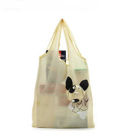 卡通可爱动物折叠袋 小狗环保购物袋 时尚便携折叠尼龙袋子