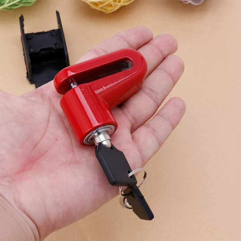 Удобный и быстрый велосипедный дисковый тормоз замок электрический автомобиль замок Противоугонный замок дисковый тормоз замок мотоциклетный замок с рамкой замка