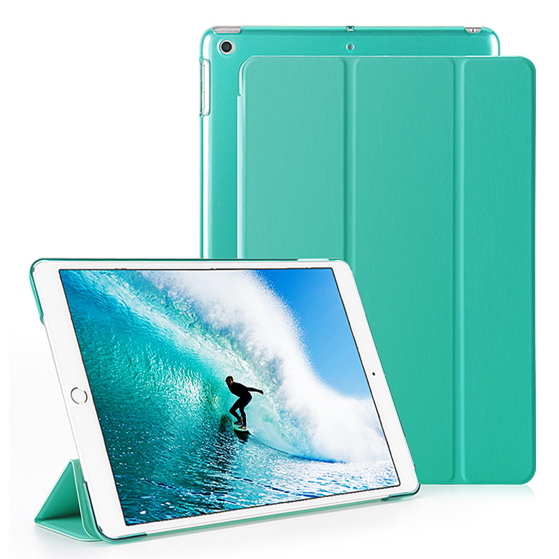 For ipad pro10.5 leather case mini6 New 2021 protective case ipad9.7 tri-fold PC protective case 10.2