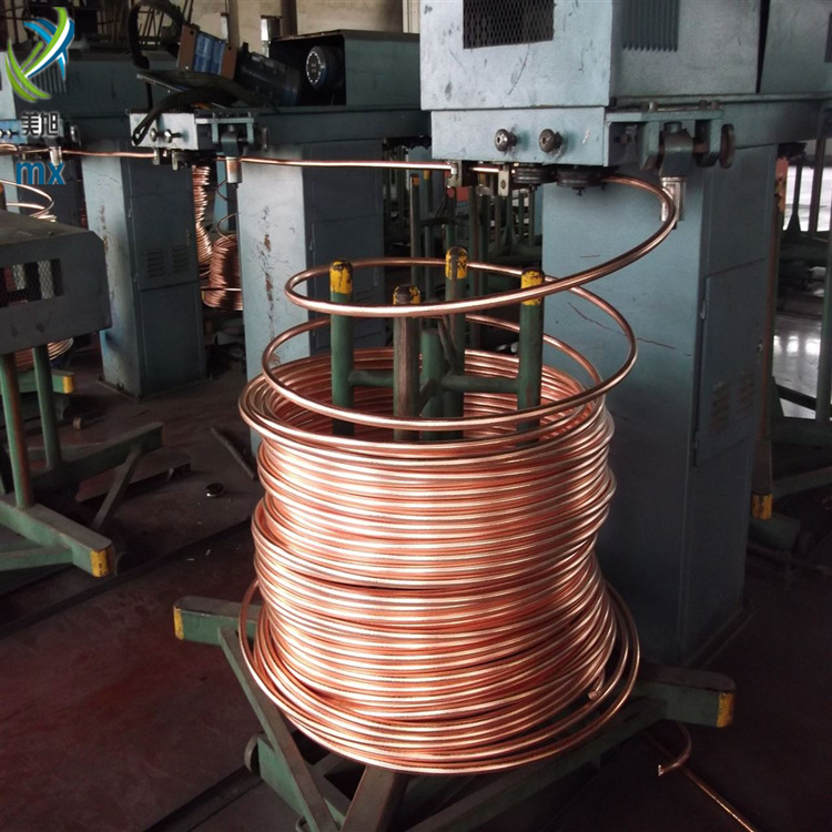 现货速发空调设备软态盘管TP2制冷中央空调专用紫铜管紫铜薄管