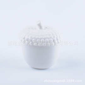 陶瓷工艺品摆件松果造型盐罐手工家居装饰品厨房简约手工制作