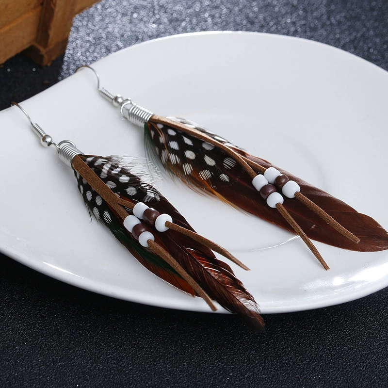 Праздничный модный аксессуар, серьги с кисточками, ( торговля), стиль бохо