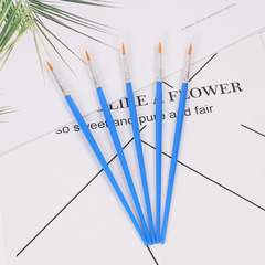 Blue nylon fur chalk children's diy art painting pointed hook pen watercolor pigment oil brush
