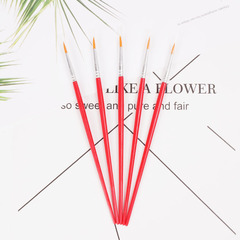 數字油畫筆水彩畫筆 塑料畫筆勾線筆 兒童diy美術繪畫筆