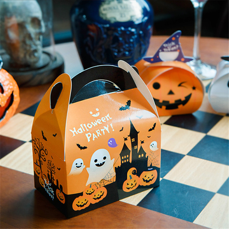 新しいハロウィーンキャンディーカボチャ包装箱オムレツクッキー袋ギフトボックス|undefined