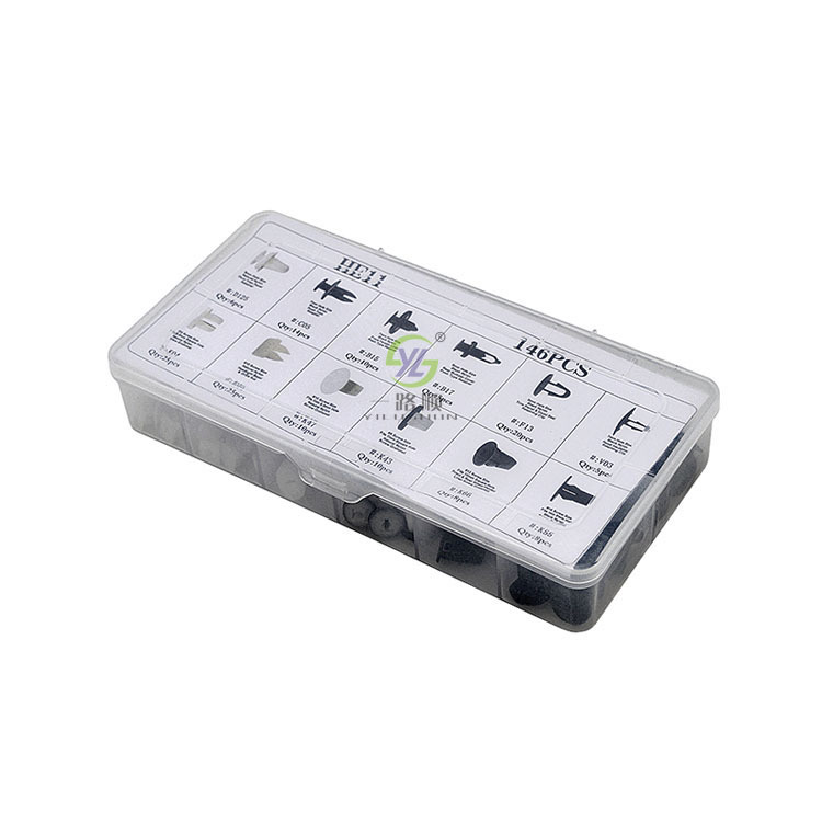 Adecuado para Mitsubishi Suzuki 146 unids hebilla caja clip fijo coche plástico nylon hebilla HE11