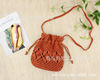 Woven fashionable straw fresh beach small bag one shoulder