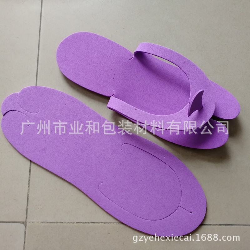 Desposable Slippers Spot Simple Color EVA Zapatillas de uñas plegables desechables