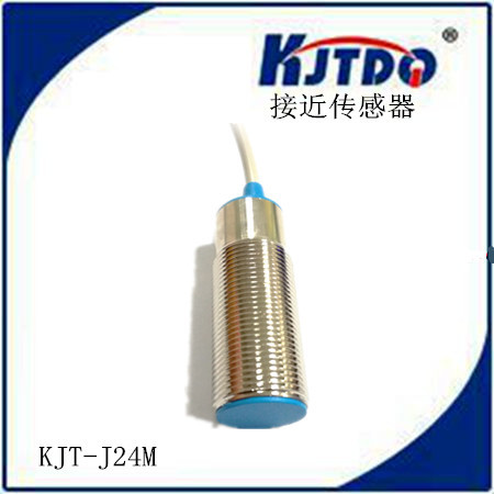 KJTDQ/凯基特 电感式接近传感器M24三线直流24V NPN常开 接近开关
