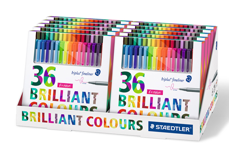 Alemán STAEDTLER schidlou 334C 36 color relleno de graffiti pintura de fibra de color pluma de gancho