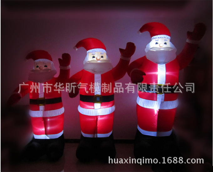 大小型圣诞老人 2米到20米可酒店商场广场圣诞节装饰陈美