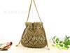 Woven fashionable straw fresh beach small bag one shoulder