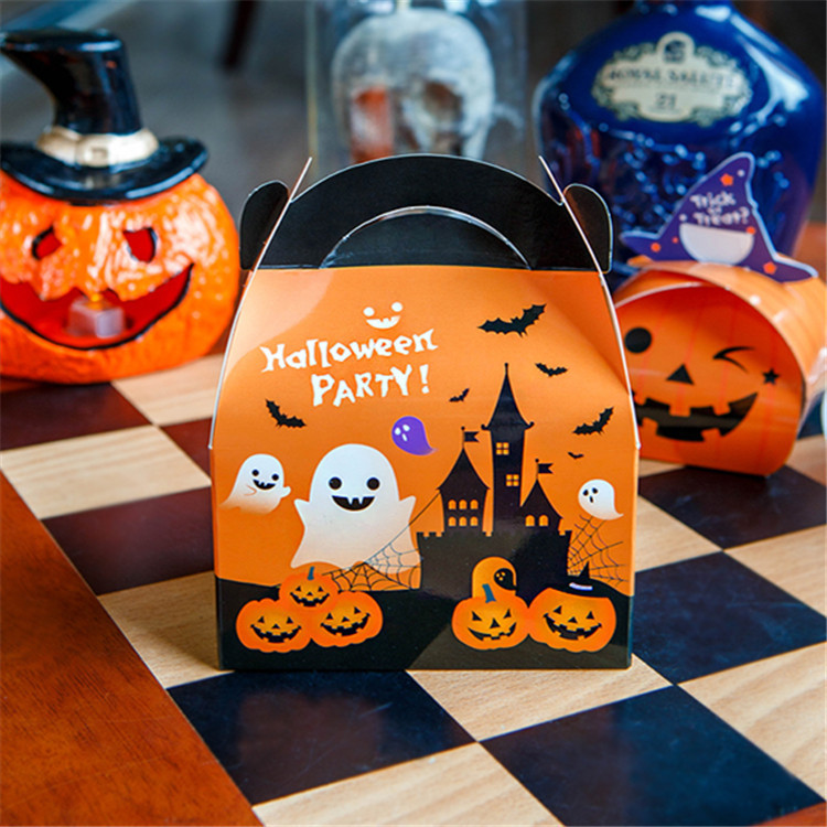 新しいハロウィーンキャンディーカボチャ包装箱オムレツクッキー袋ギフトボックス|undefined