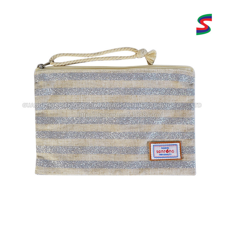 定制奶粉企业赠品原宿Alcantara包 麻布收纳包女学生简约绒布袋