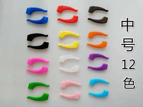 Silicone temples, ear hooks, glasses legs, fixed eye spun support sleeves, men's and women's ear sleeves hooks, ear hooks and ear supports wholesale