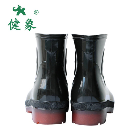 Direct Manufacturer Supply Jianxiang 268 Spring Rain Boots PVC Calf Length Low-Top Safety Rain Boots