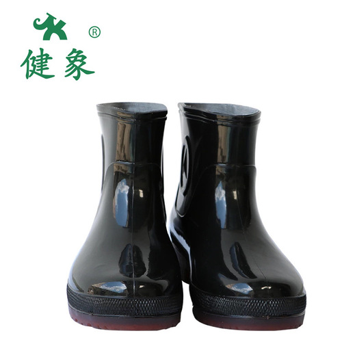 Direct Manufacturer Supply Jianxiang 268 Spring Rain Boots PVC Calf Length Low-Top Safety Rain Boots