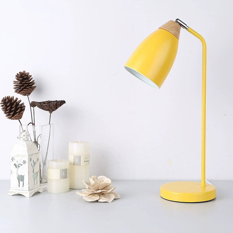 Factory sales simple bedroom bedside table lamp children's study store decoration decorative dimmable bedside table